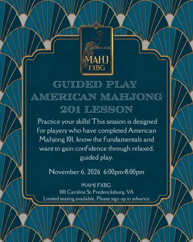 Guided Play - American Mahjong 201